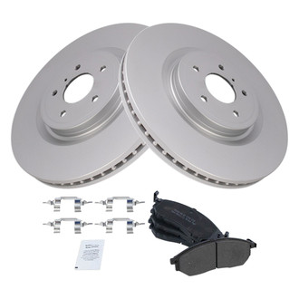 TRQ® - Performance Semi-Metallic Front Brake Kit