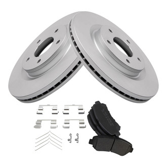 TRQ® - Performance Semi-Metallic Front Brake Kit