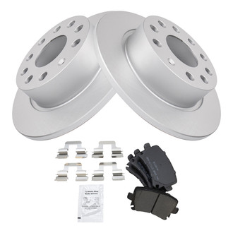 TRQ® - Performance Semi-Metallic Rear Brake Kit