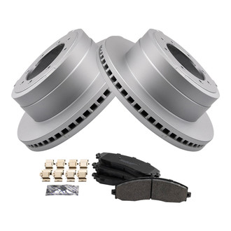 TRQ® - Performance Semi-Metallic Rear Brake Kit