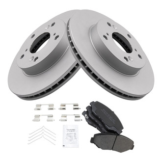 TRQ® - Performance Semi-Metallic Front Brake Kit