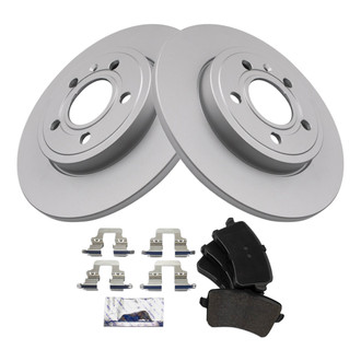 TRQ® - Performance Semi-Metallic Rear Brake Kit