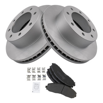 TRQ® - Performance Semi-Metallic Front Brake Kit