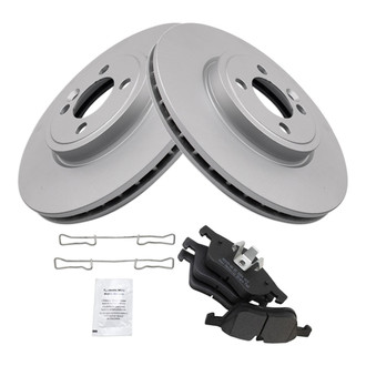 TRQ® - Performance Semi-Metallic Front Brake Kit