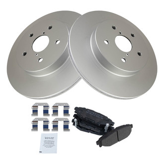 TRQ® - Performance Semi-Metallic Rear Brake Kit