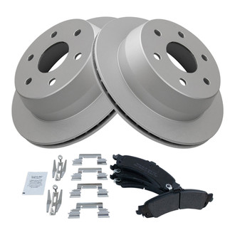 TRQ® - Performance Semi-Metallic Rear Brake Kit