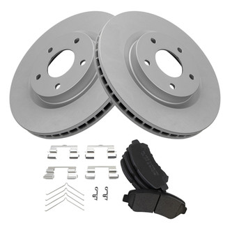 TRQ® - Performance Semi-Metallic Front Brake Kit