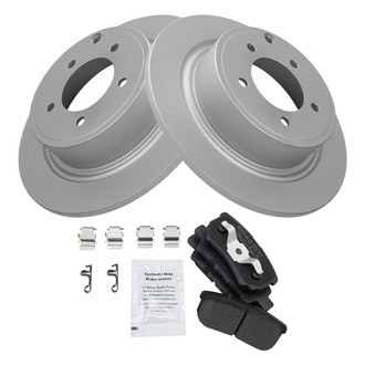 TRQ® - Performance Semi-Metallic Rear Brake Kit