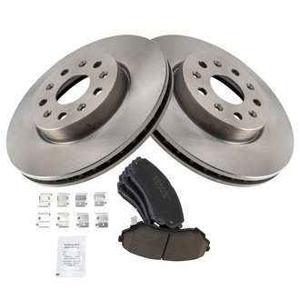 TRQ® - Front Disc Brake Kit with Ceramic Pads