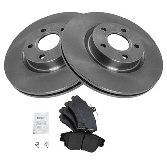 TRQ® - Front Disc Brake Kit with Ceramic Pads