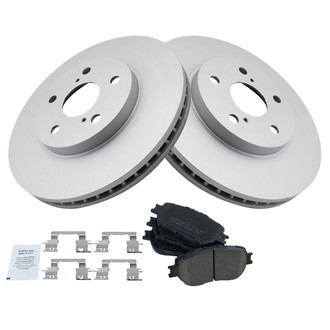 TRQ® - Front Disc Brake Kit with Ceramic Pads