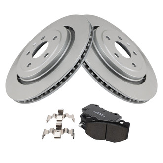 TRQ® - Rear Disc Brake Kit with Ceramic Pads