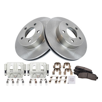 TRQ® - Front Disc Brake Kit with Ceramic Pads and Calipers