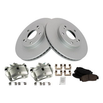 TRQ® - Front Disc Brake Kit with Ceramic Pads and Calipers
