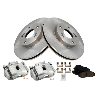 TRQ® - Front Disc Brake Kit with Ceramic Pads and Calipers