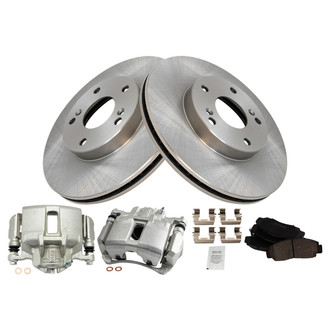 TRQ® - Front Disc Brake Kit with Ceramic Pads and Calipers