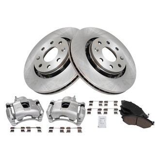 TRQ® - Front Disc Brake Kit with Ceramic Pads and Calipers