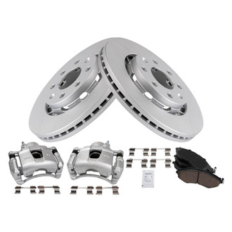 TRQ® - Front Disc Brake Kit with Ceramic Pads and Calipers