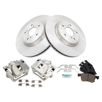 TRQ® - Front Disc Brake Kit with Ceramic Pads and Calipers