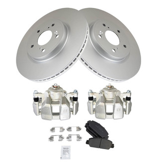 TRQ® - Front Disc Brake Kit with Ceramic Pads and Calipers