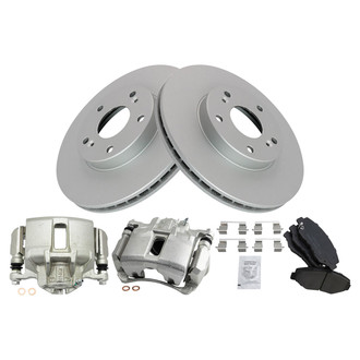 TRQ® - Front Disc Brake Kit with Ceramic Pads and Calipers