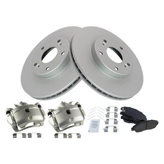 TRQ® - Front Disc Brake Kit with Ceramic Pads and Calipers
