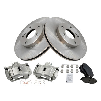 TRQ® - Front Disc Brake Kit with Ceramic Pads and Calipers