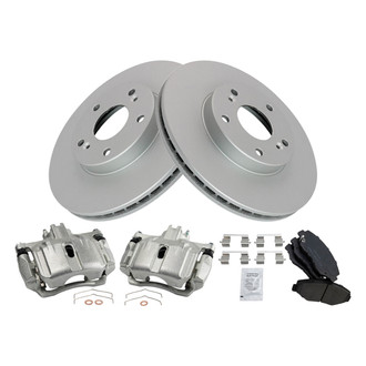 TRQ® - Front Disc Brake Kit with Ceramic Pads and Calipers