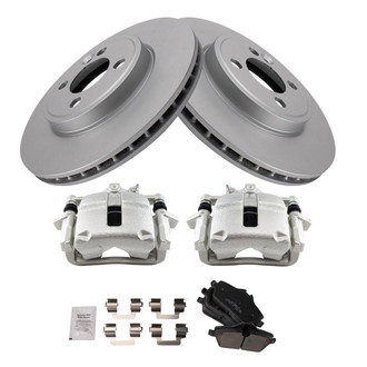 TRQ® - Front Disc Brake Kit with Ceramic Pads and Calipers