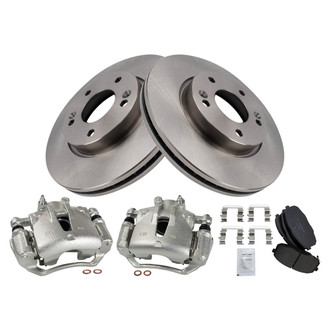 TRQ® - Front Disc Brake Kit with Ceramic Pads and Calipers
