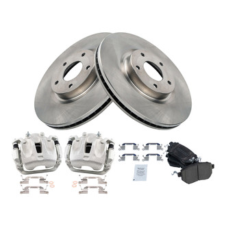 TRQ® - Front Disc Brake Kit with Ceramic Pads and Calipers