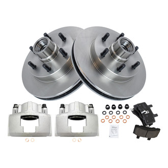 TRQ® - Front Disc Brake Kit with Ceramic Pads and Calipers