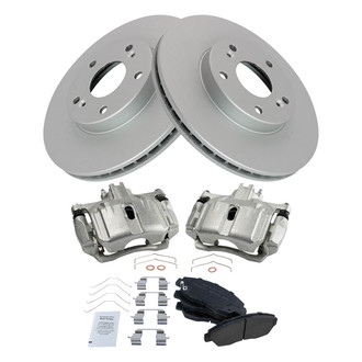 TRQ® - Front Disc Brake Kit with Ceramic Pads and Calipers