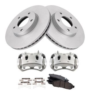 TRQ® - Front Disc Brake Kit with Ceramic Pads and Calipers