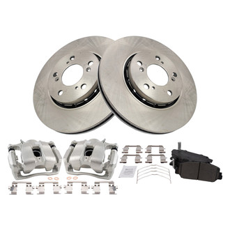 TRQ® - Front Disc Brake Kit with Ceramic Pads and Calipers