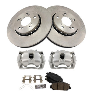 TRQ® - Disc Brake Kit with Ceramic Pads and Calipers
