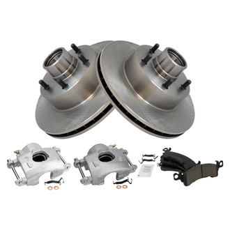 TRQ® - Front Disc Brake Kit with Ceramic Pads and Calipers
