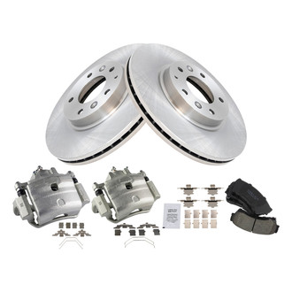 TRQ® - Front Disc Brake Kit with Ceramic Pads and Calipers