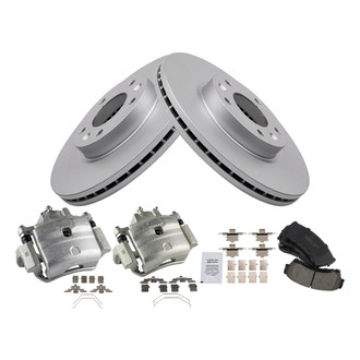 TRQ® - Front Disc Brake Kit with Ceramic Pads and Calipers