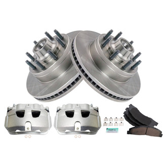TRQ® - Front Disc Brake Kit with Ceramic Pads and Calipers