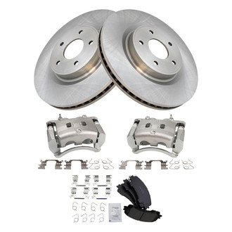 TRQ® - Front Disc Brake Kit with Ceramic Pads and Calipers