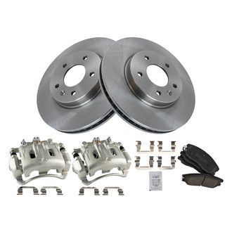 TRQ® - Disc Brake Kit with Ceramic Pads and Calipers