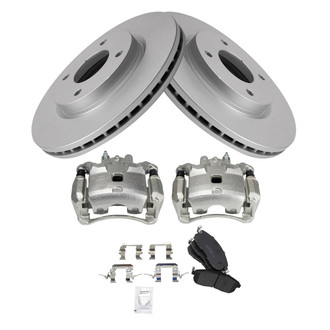 TRQ® - Front Disc Brake Kit with Ceramic Pads and Calipers