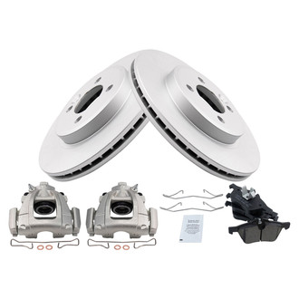 TRQ® - Front Disc Brake Kit with Ceramic Pads and Calipers