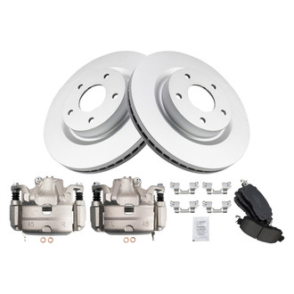 TRQ® - Front Disc Brake Kit with Ceramic Pads and Calipers