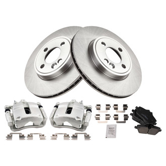 TRQ® - Front Disc Brake Kit with Ceramic Pads and Calipers