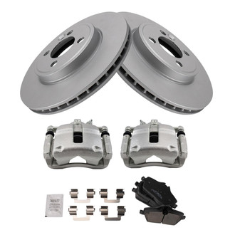 TRQ® - Front Disc Brake Kit with Ceramic Pads and Calipers