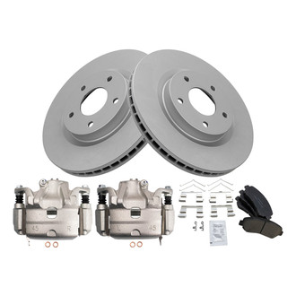 TRQ® - Front Disc Brake Kit with Ceramic Pads and Calipers