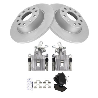 TRQ® - Rear Disc Brake Kit with Ceramic Pads and Calipers