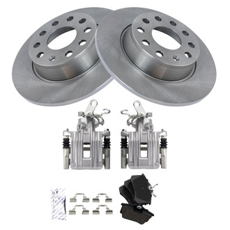 TRQ® - Rear Disc Brake Kit with Ceramic Pads and Calipers